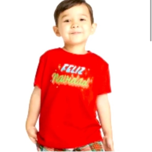 🌟5/$10 Wondershop NWT Feliz Navidad toddler T shirt 12 mo, 18 mo, 4 - Picture 1 of 5